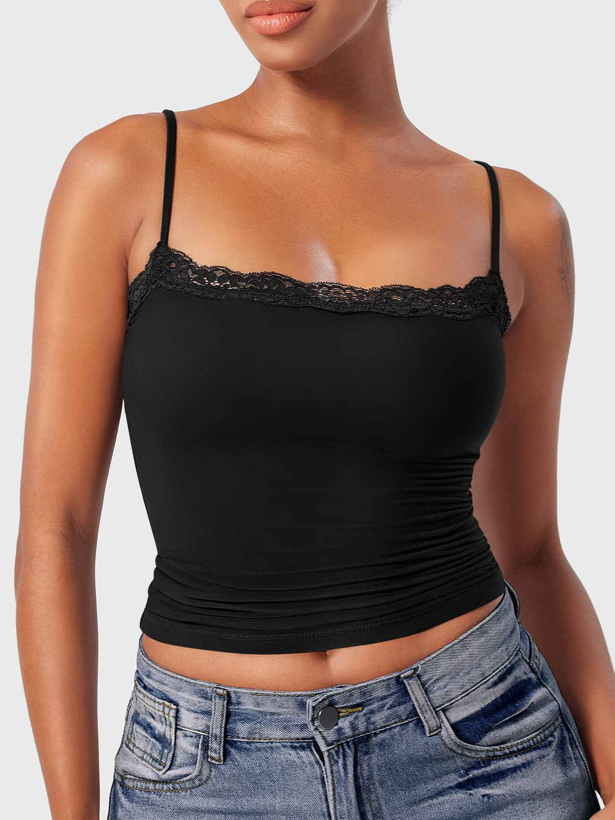 Tank Top Ironfit Annabely Square Neck Lace - Ironfit PL
