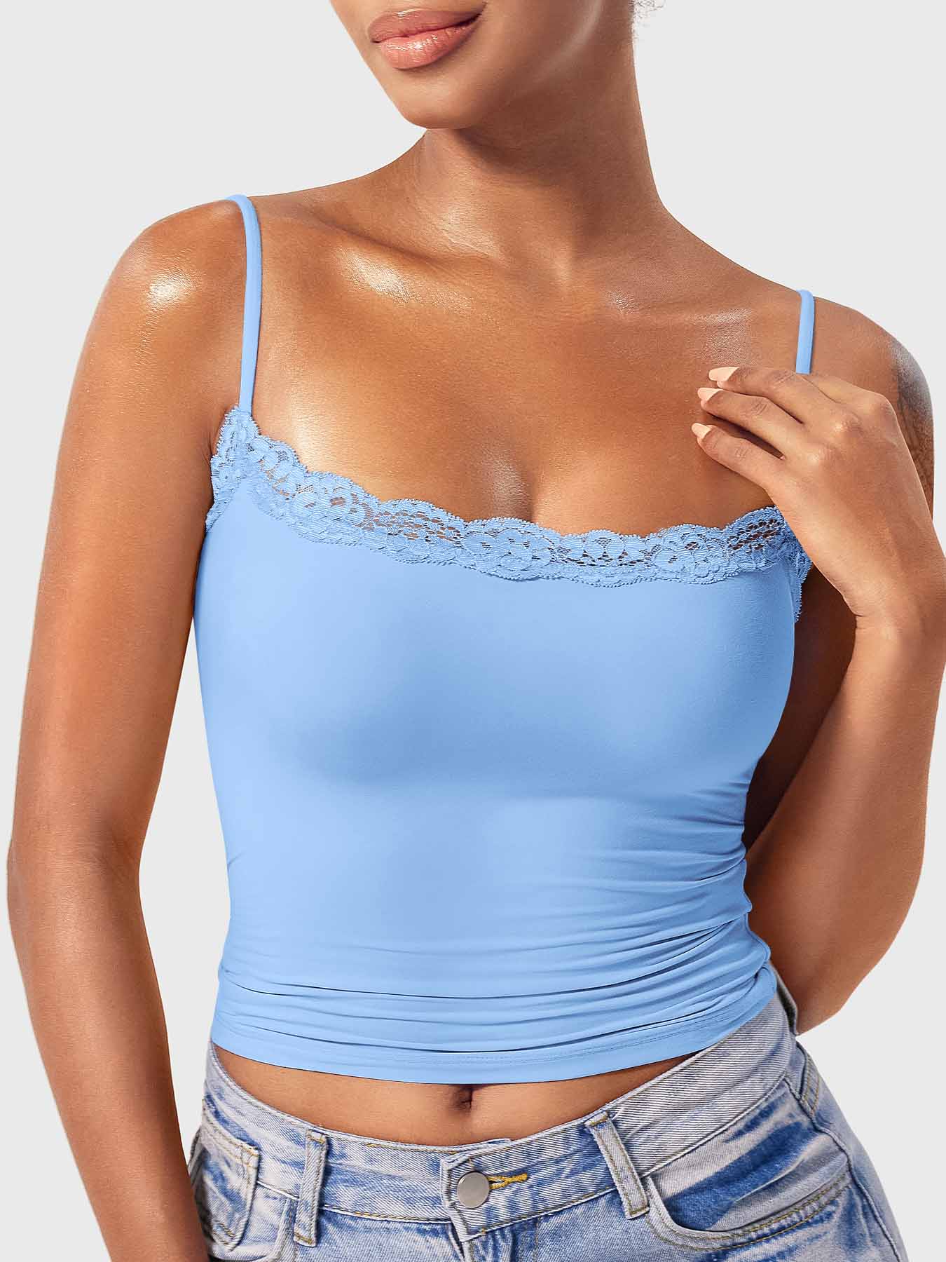 Tank Top Ironfit Annabely Square Neck Lace - Ironfit PL