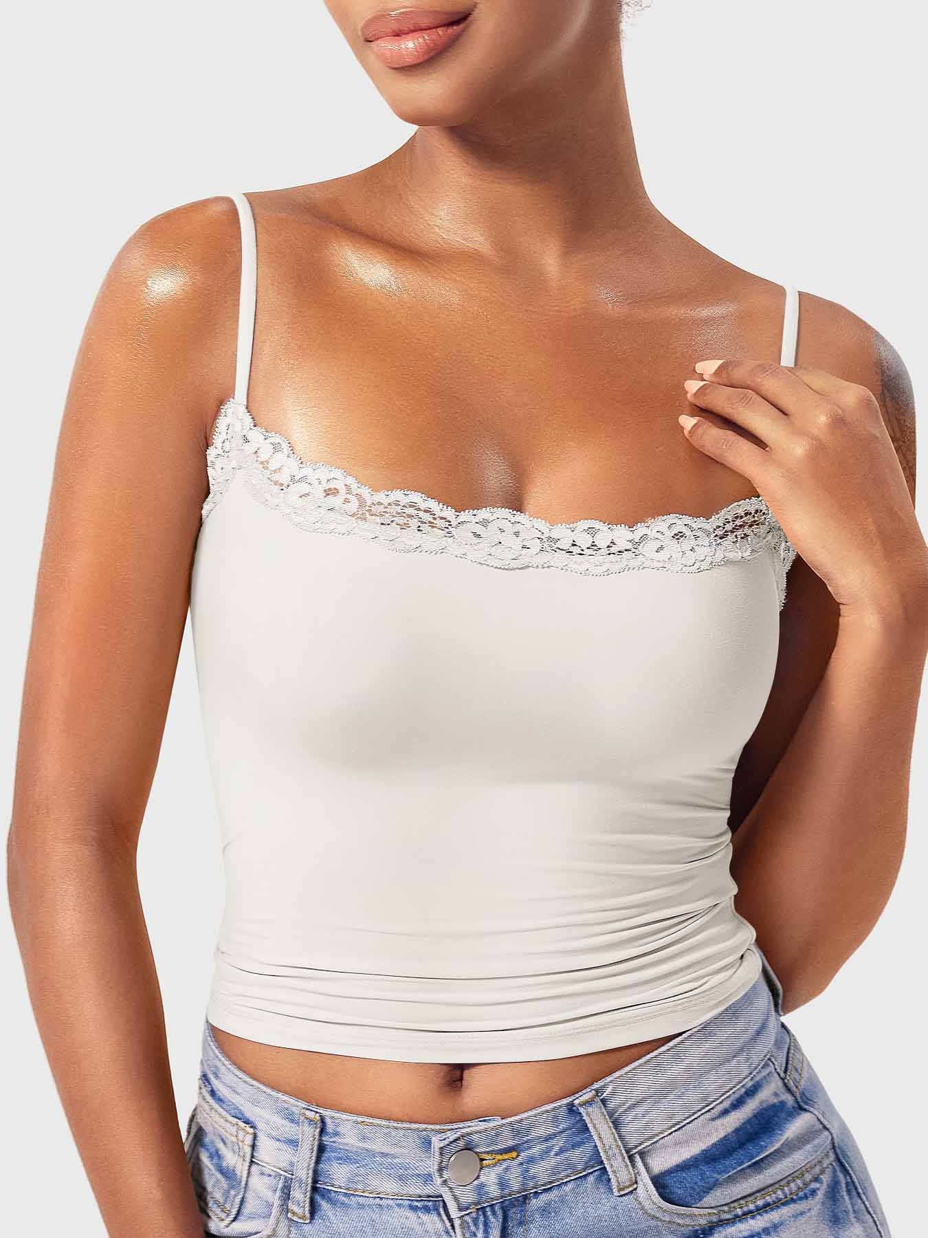 Tank Top Ironfit Annabely Square Neck Lace - Ironfit PL