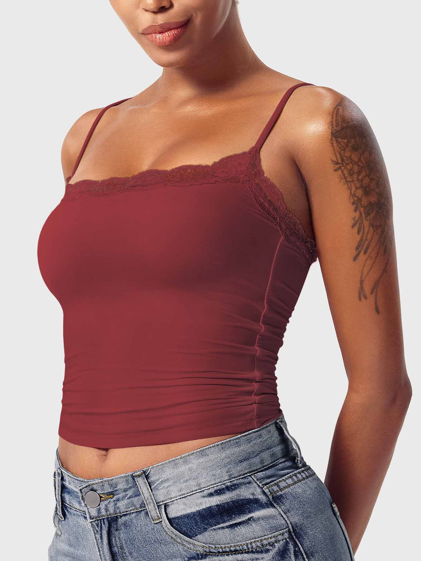 Tank Top Ironfit Annabely Square Neck Lace - Ironfit PL