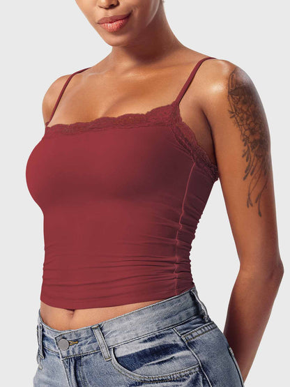 Tank Top Ironfit Annabely Square Neck Lace - Ironfit PL
