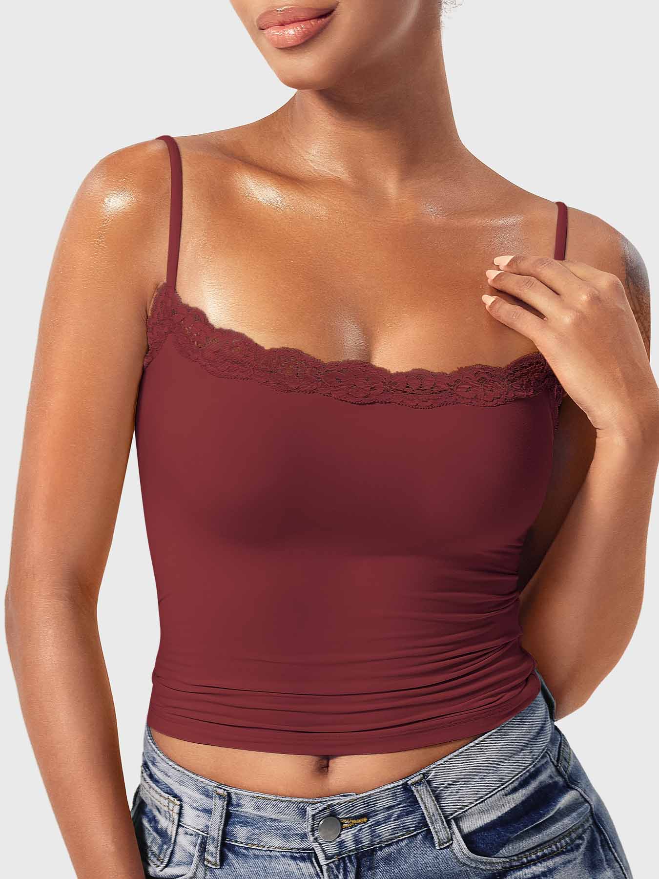 Tank Top Ironfit Annabely Square Neck Lace - Ironfit PL
