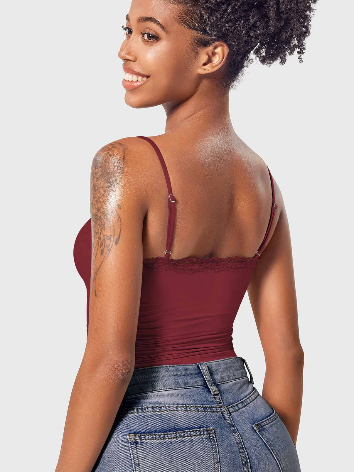 Tank Top Ironfit Annabely Square Neck Lace - Ironfit PL