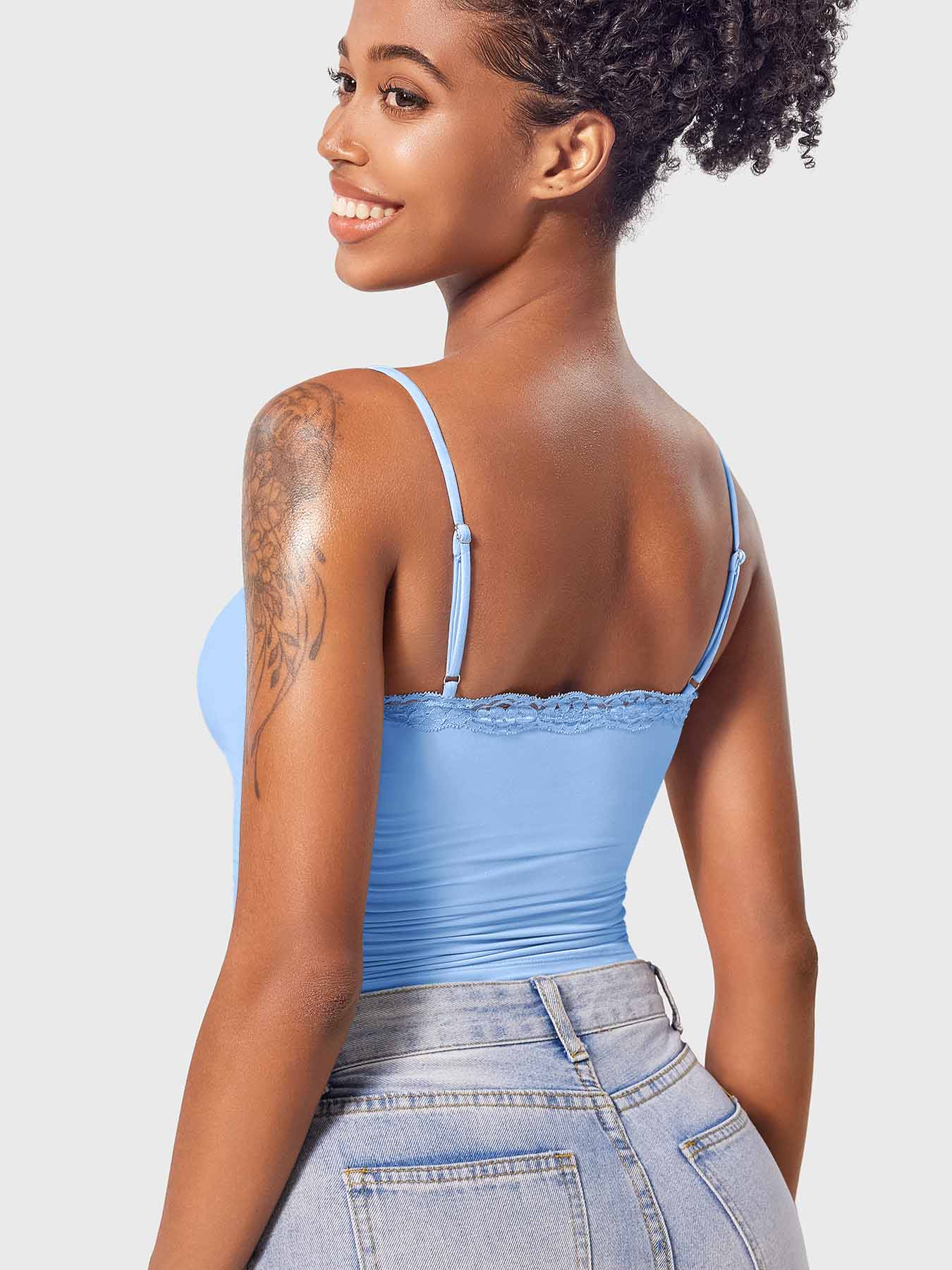 Tank Top Ironfit Annabely Square Neck Lace - Ironfit PL
