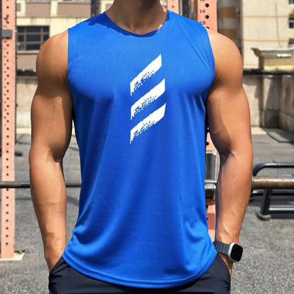 Tank top Ironfit Mesh stripe - Ironfit PL