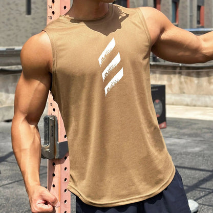 Tank top Ironfit Mesh stripe - Ironfit PL