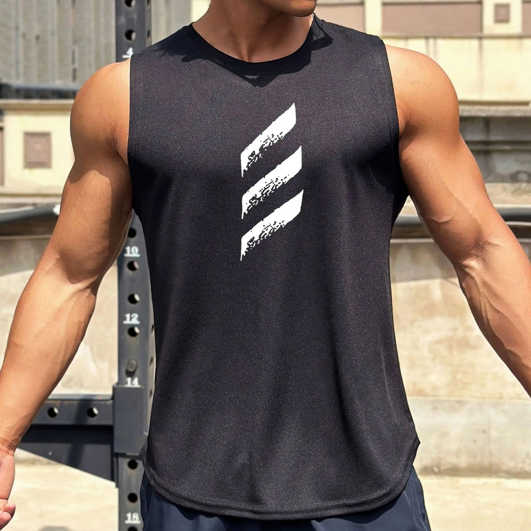 Tank top Ironfit Mesh stripe - Ironfit PL