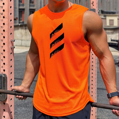 Tank top Ironfit Mesh stripe - Ironfit PL