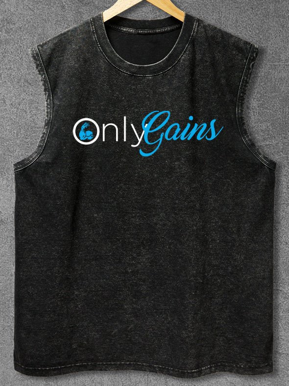 Tank top Only Gains Washed - Ironfit PL