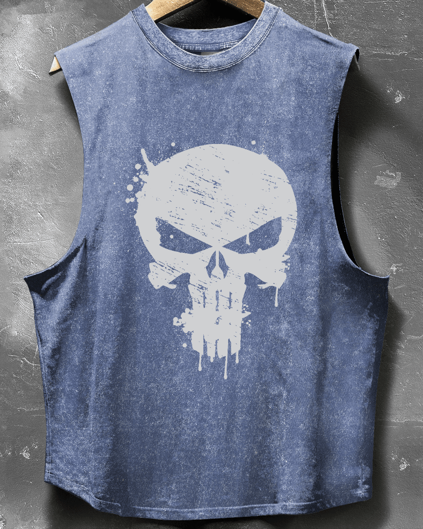 TANK TOP SKULL DROP - Ironfit PL