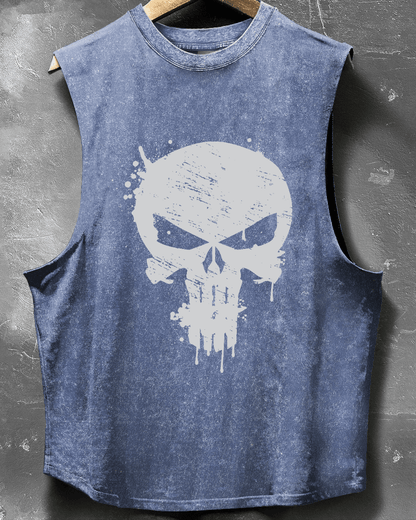 TANK TOP SKULL DROP - Ironfit PL