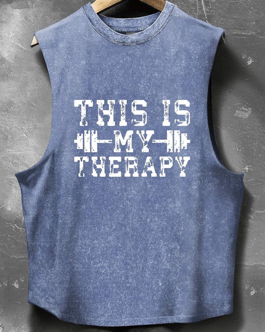 TANK TOP THIS IS MY THERAPY - Ironfit PL