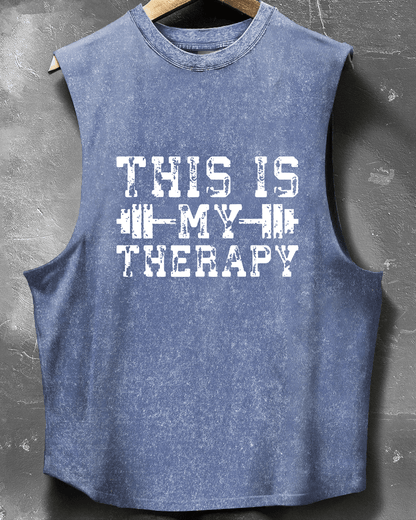 TANK TOP THIS IS MY THERAPY - Ironfit PL