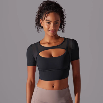 Top sportowy Crop Mesh - Ironfit PL