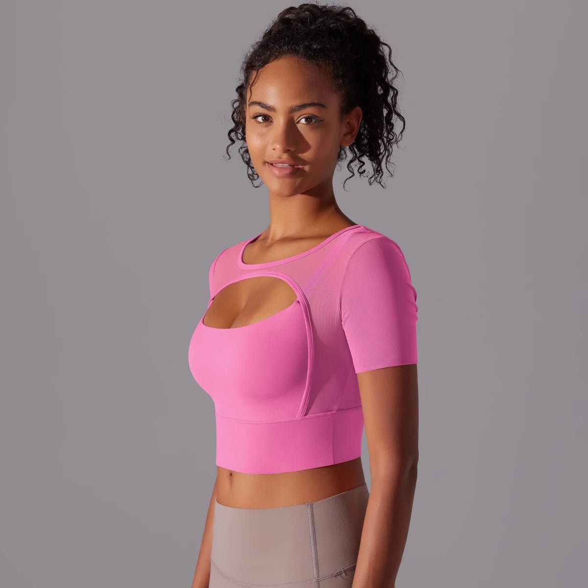 Top sportowy Crop Mesh - Ironfit PL