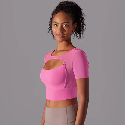 Top sportowy Crop Mesh - Ironfit PL