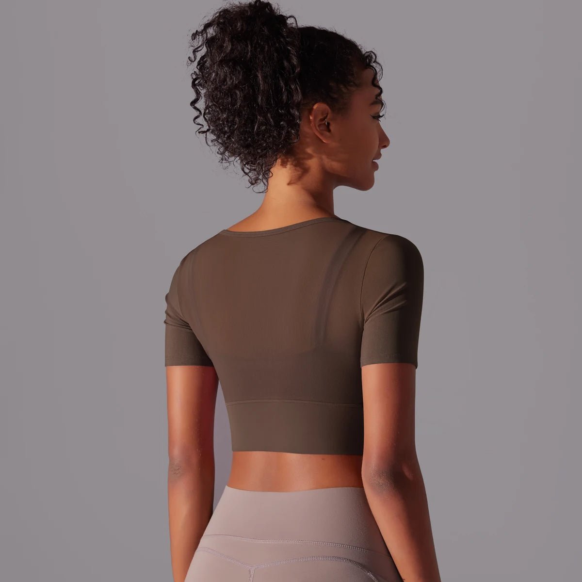 Top sportowy Crop Mesh - Ironfit PL