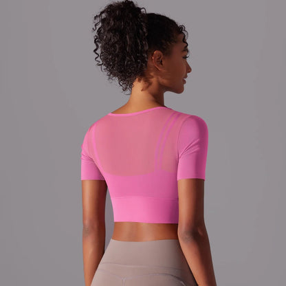 Top sportowy Crop Mesh - Ironfit PL