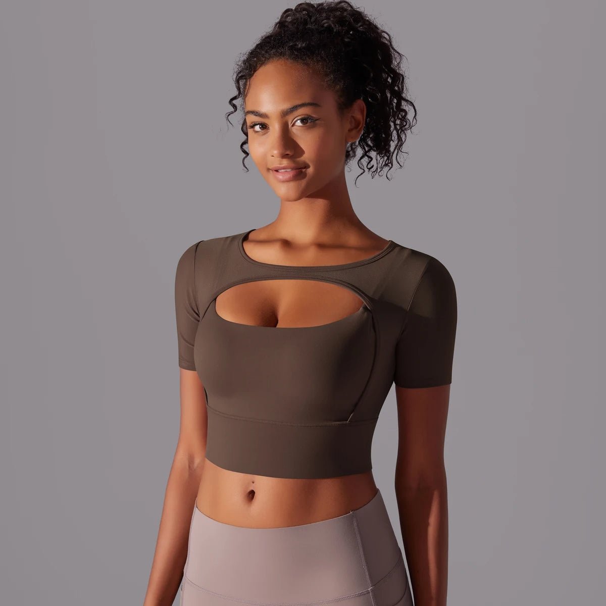 Top sportowy Crop Mesh - Ironfit PL