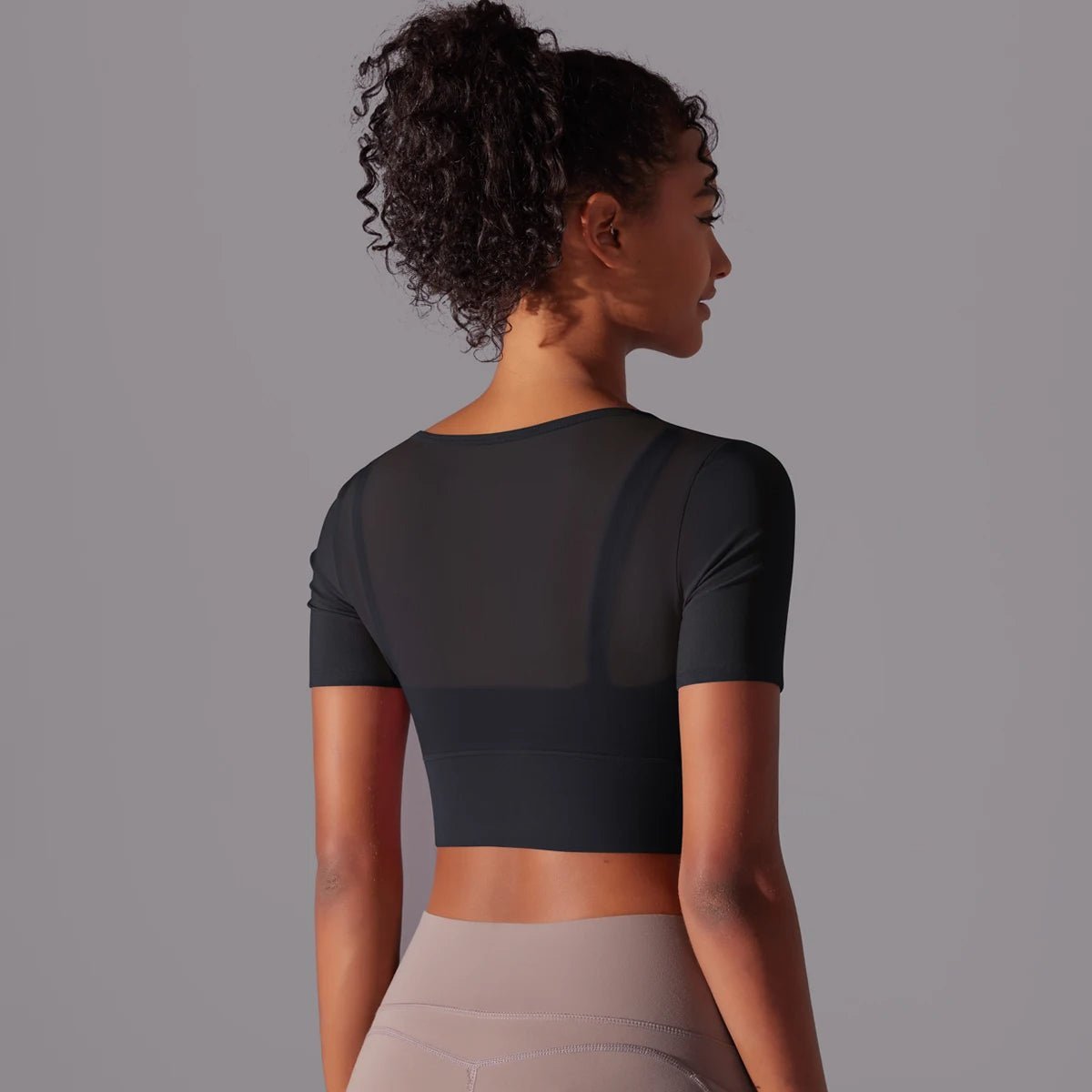 Top sportowy Crop Mesh - Ironfit PL