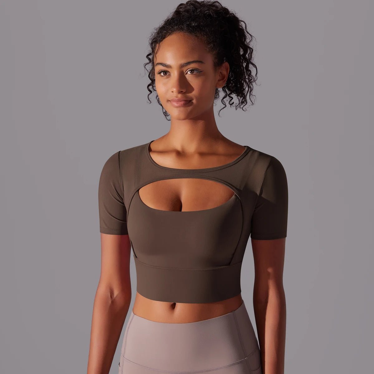 Top sportowy Crop Mesh - Ironfit PL