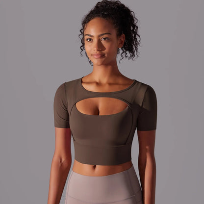 Top sportowy Crop Mesh - Ironfit PL