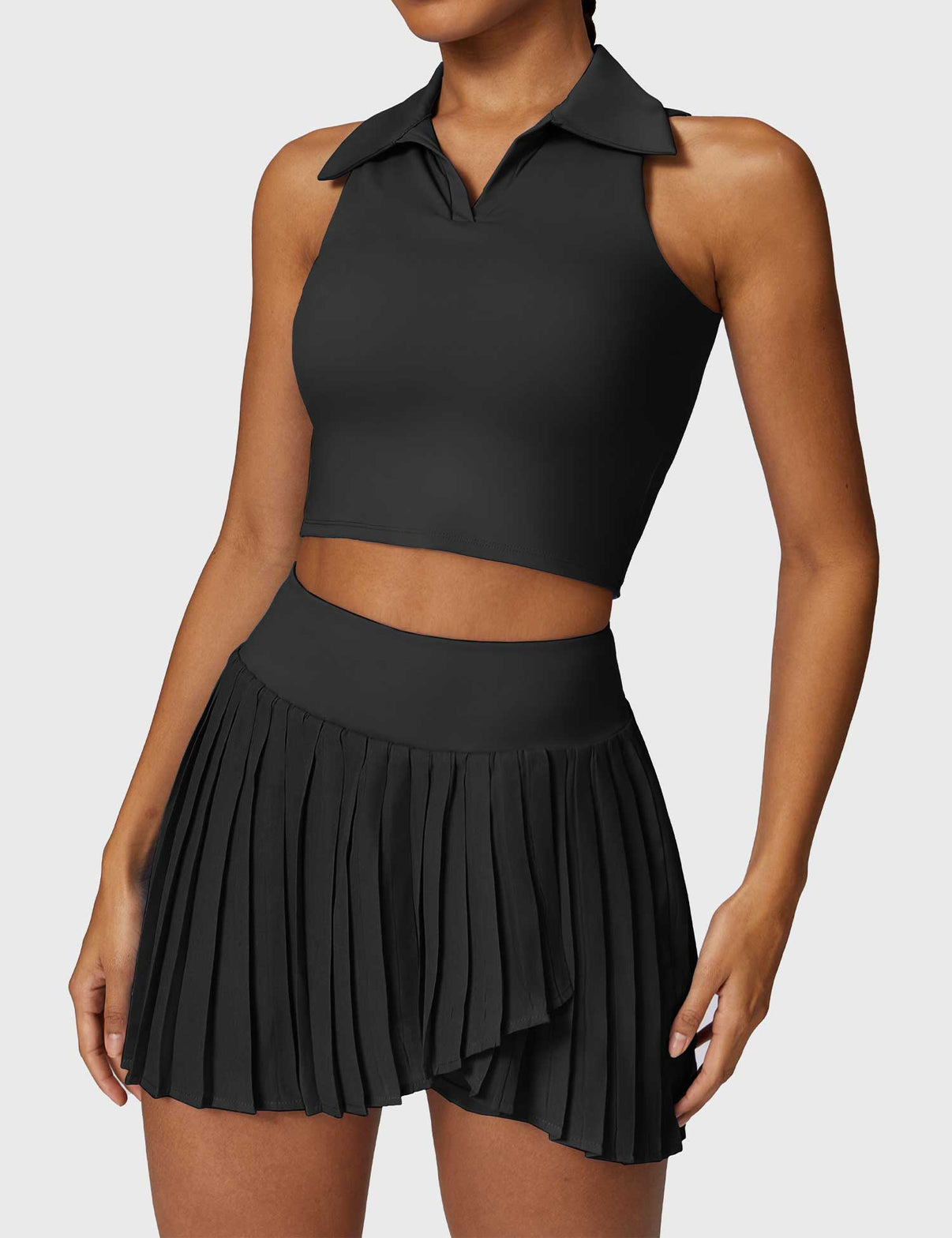 Zestaw Ironfit Crop Top Tennis – Spódniczka - Ironfit PL