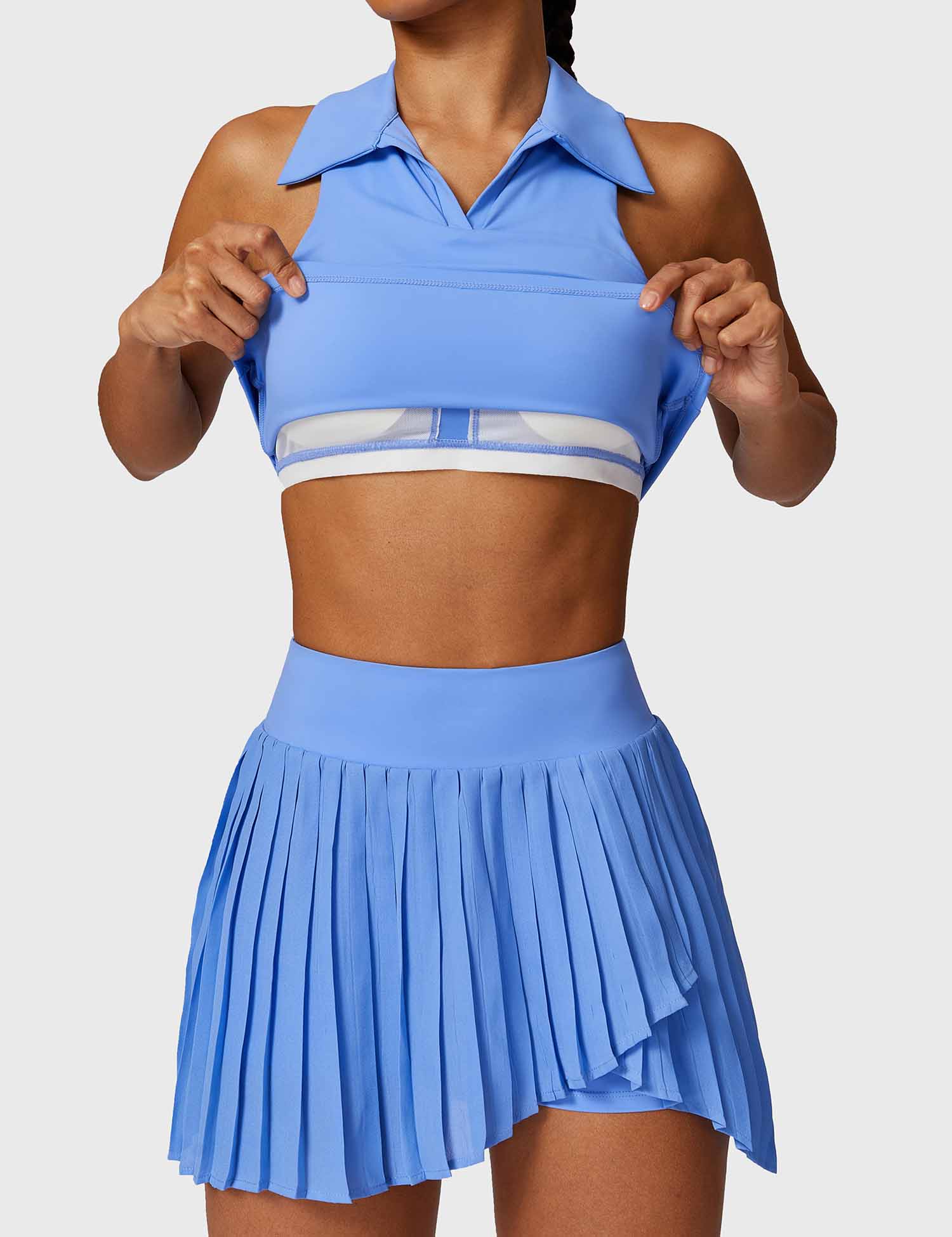 Zestaw Ironfit Crop Top Tennis – Spódniczka - Ironfit PL
