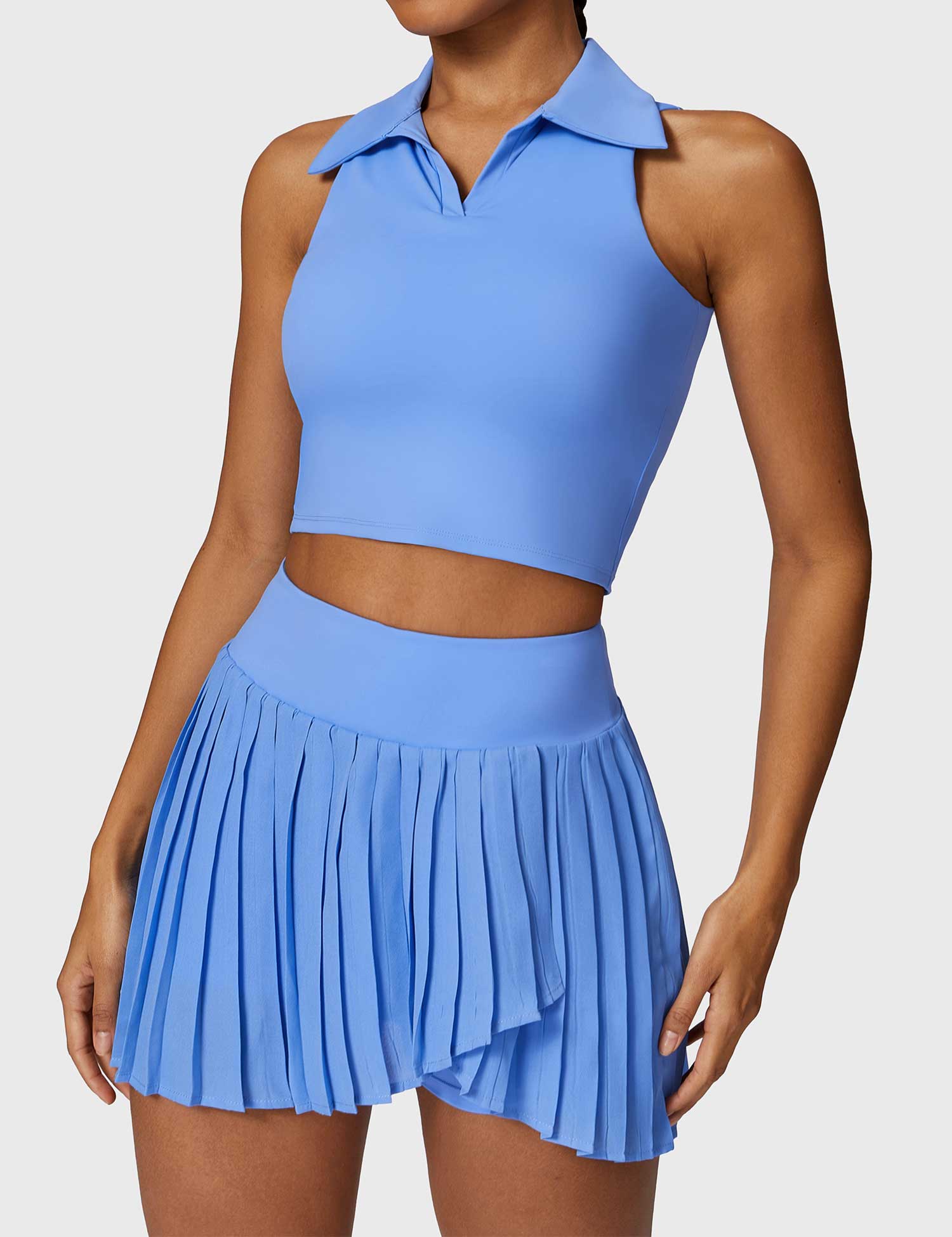 Zestaw Ironfit Crop Top Tennis – Spódniczka - Ironfit PL