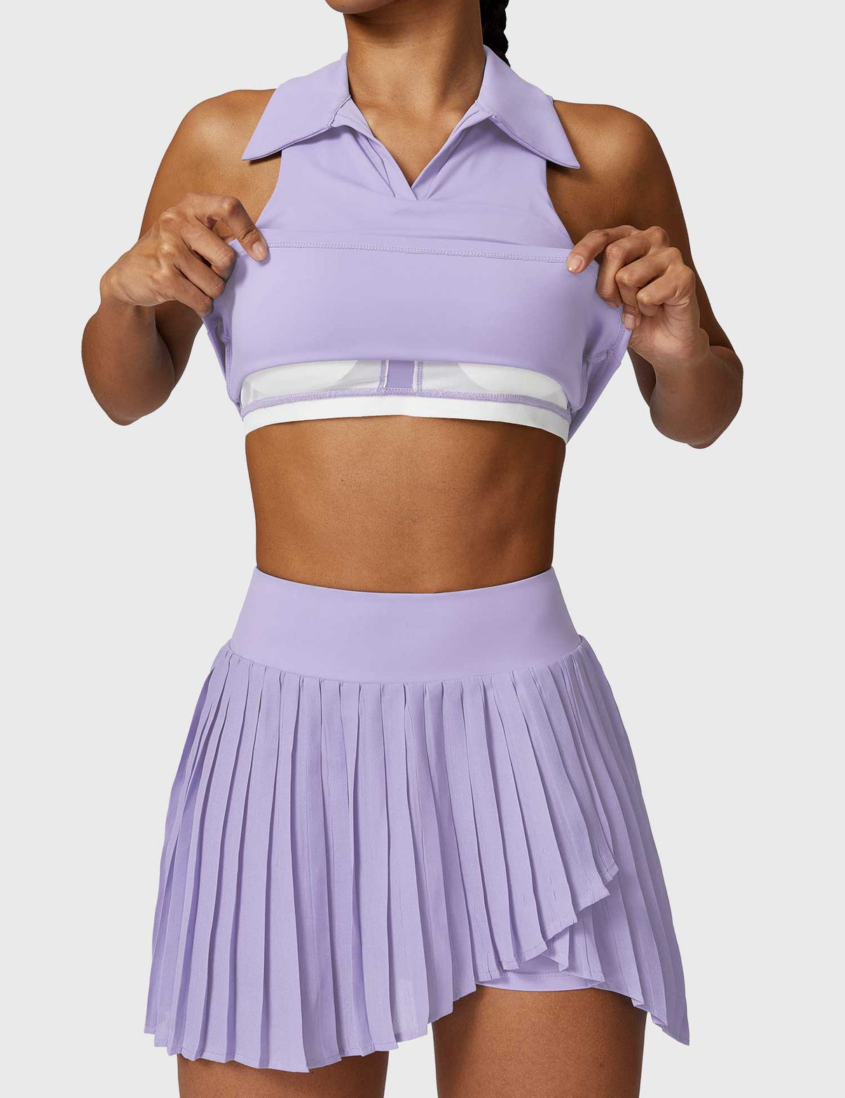 Zestaw Ironfit Crop Top Tennis – Spódniczka - Ironfit PL