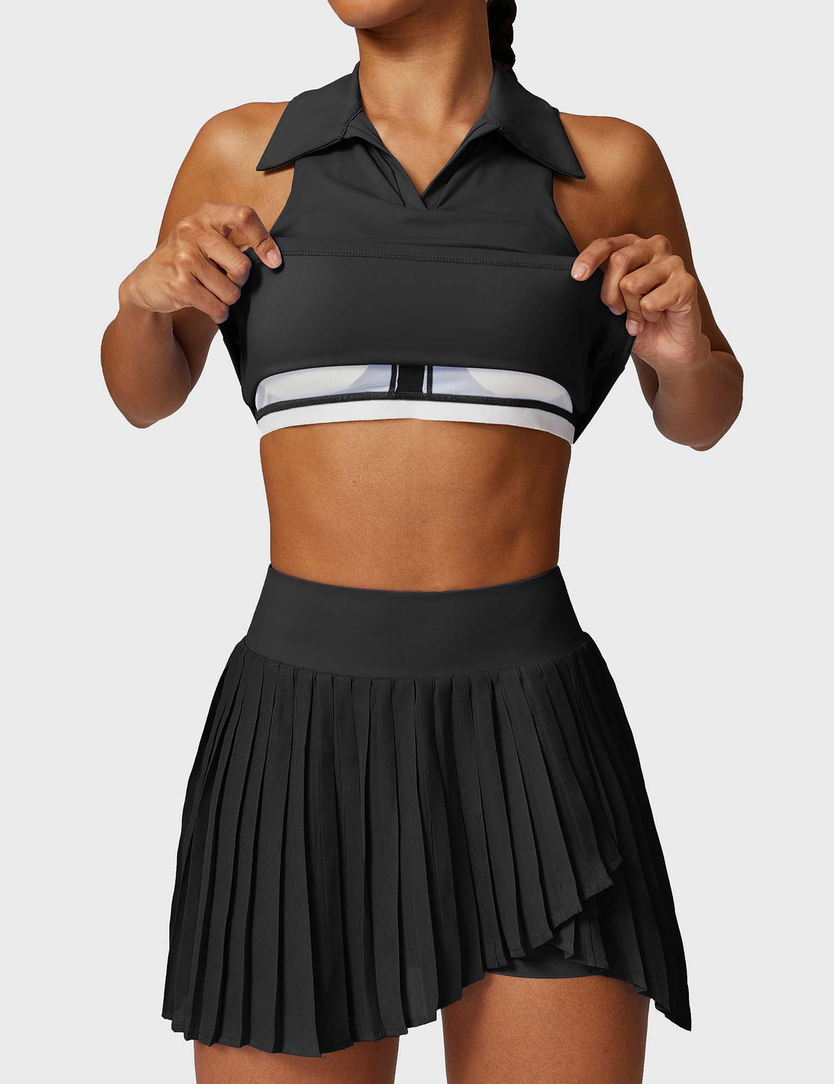 Zestaw Ironfit Crop Top Tennis – Spódniczka - Ironfit PL